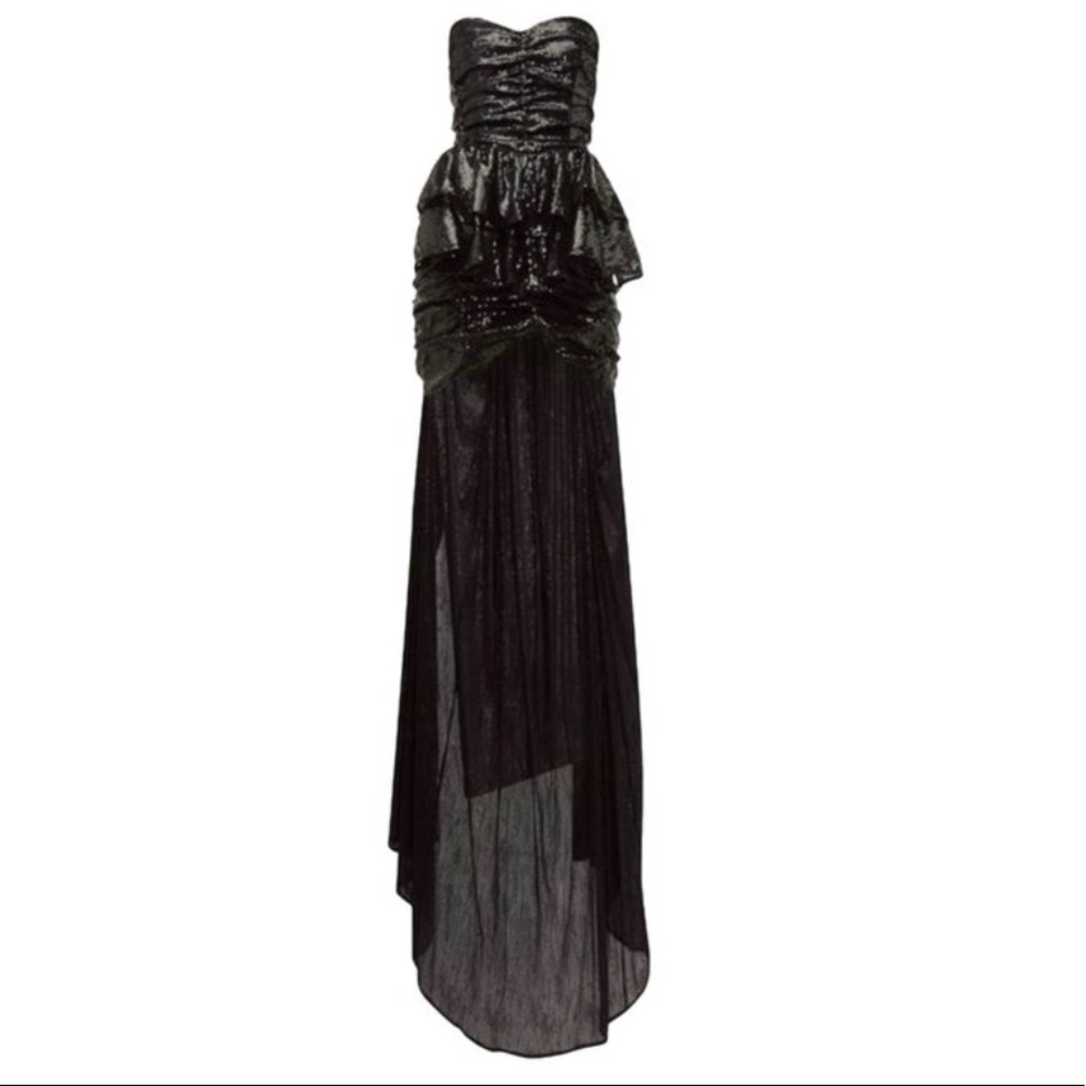ATTICO high low sequin gown NWT!